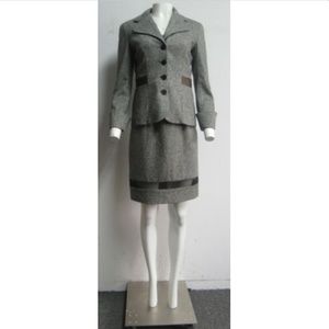 DOUGLAS HANNANT tweed dress suit